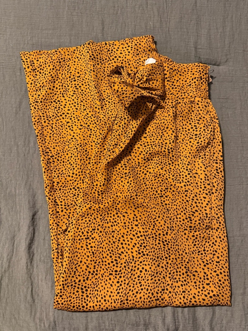easel Mustard Yellow Speckled Casual Chinos
